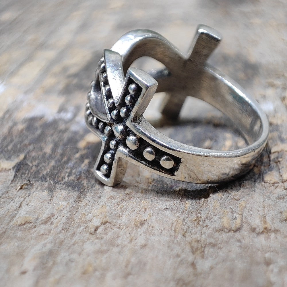 ANELLO ANKH in argento 925