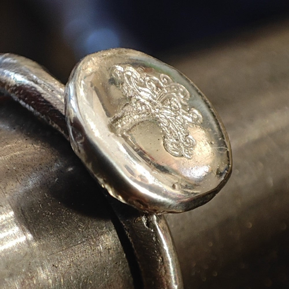 Handgefertigter Ring aus 925er Silber - BAUM