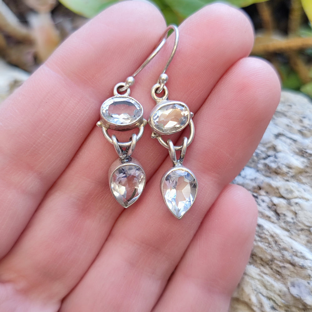 Orecchini Les Lulu In Oro Con Perla Freshwater Viola E Ciondolo Stella MIMI Mila - Foto 4