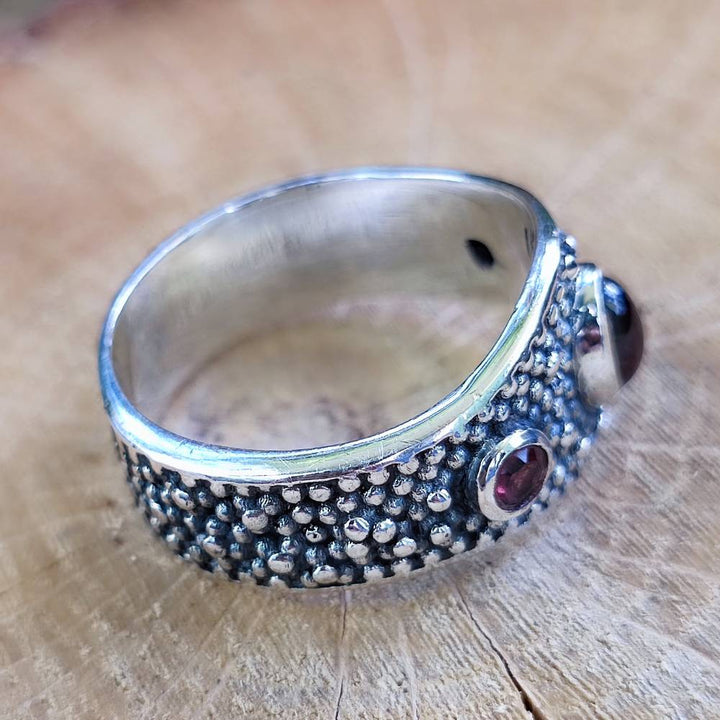 Ring mit Stein aus 925er Silber - SODAMAL