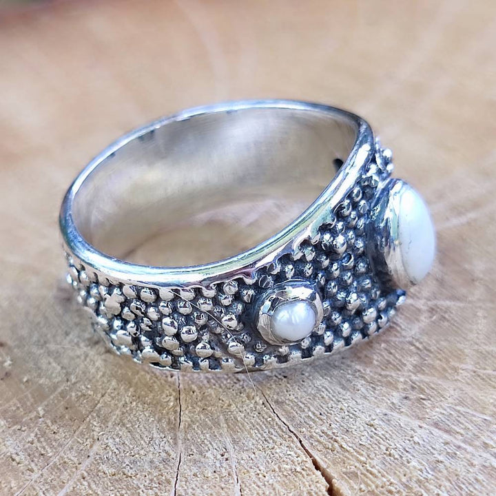 Ring mit Stein aus 925er Silber - SODAMAL