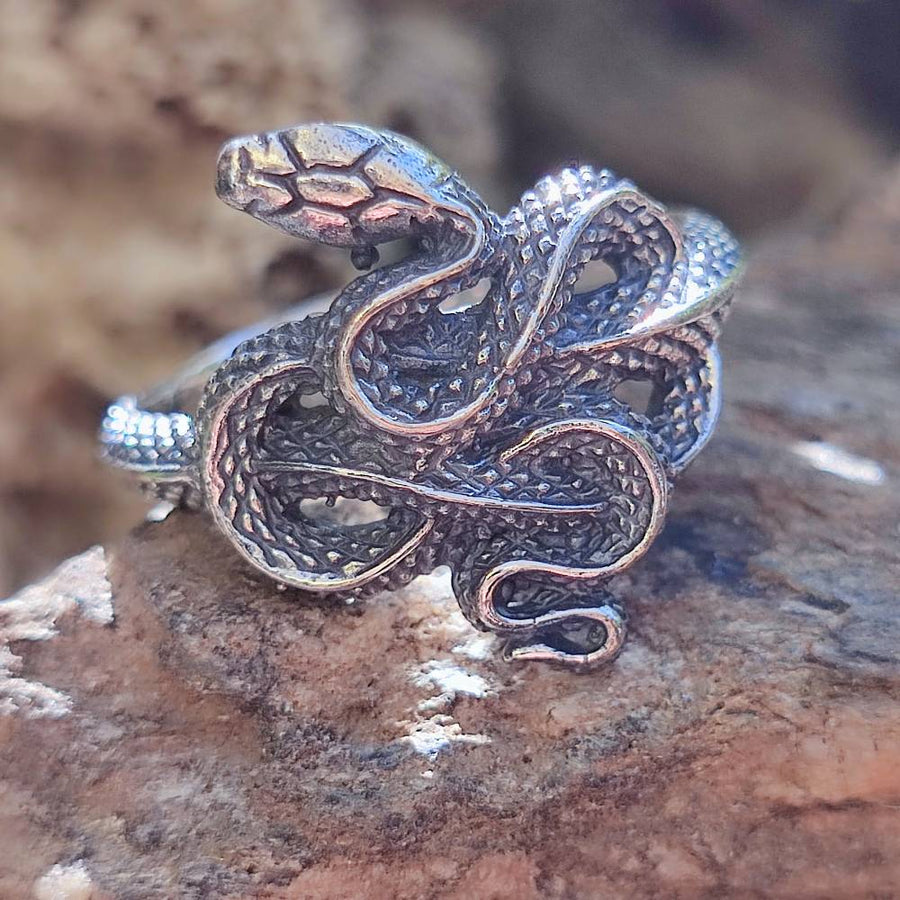 Anello in argento 925 serpenti - CHAKRAMAL