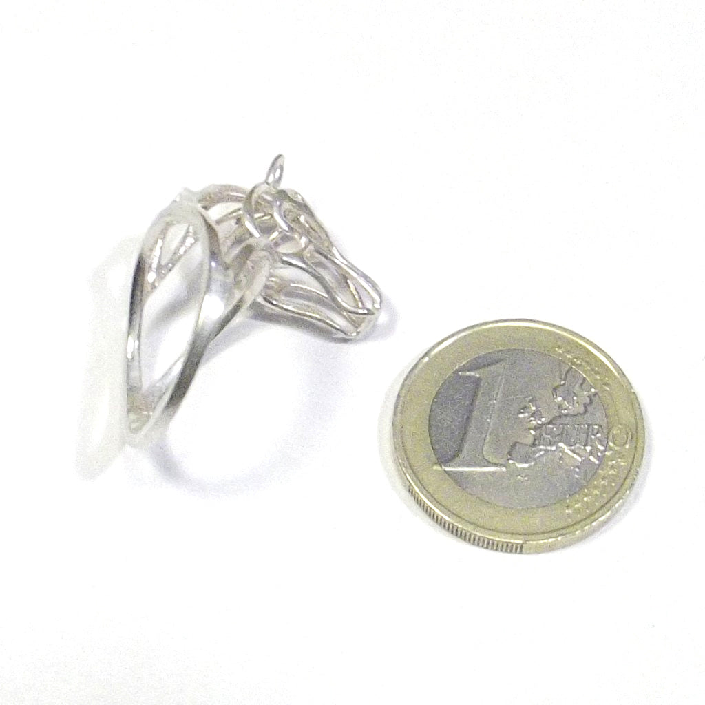 Anello in argento 925 testa di cavallo - CHEVAL