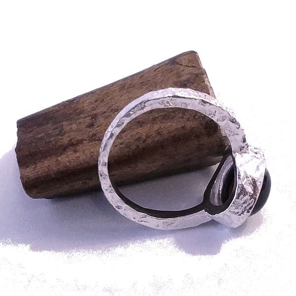 BAGHYA Ring in 925er Silber handgefertigter RING mit Stein | RINGE handgefertigt