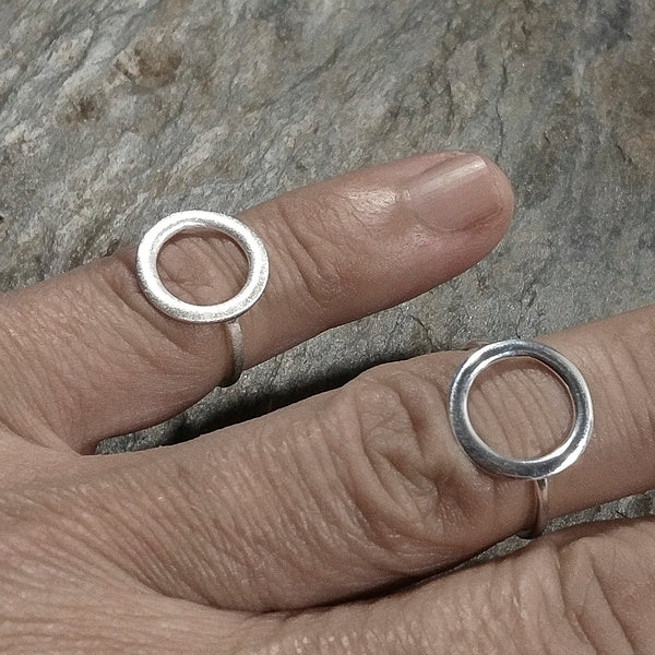EKTA RING in 925er Silber handgefertigter RING | Zeitgenössische Juwelen