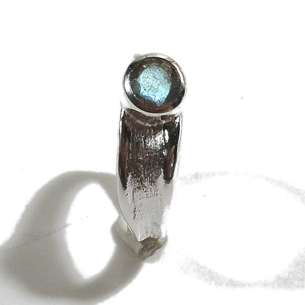 KAMA Ring 925er Silberband handgefertigter RING mit Stein | RINGE handgefertigt