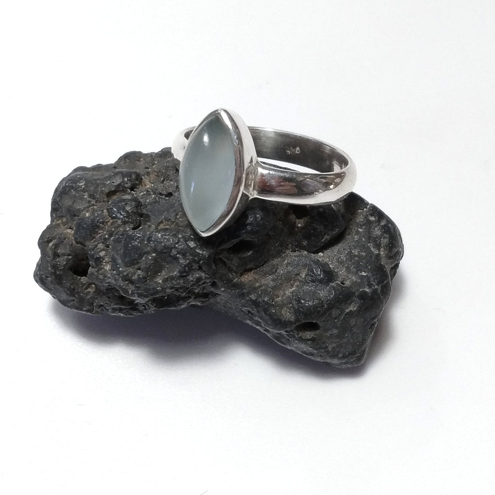Handgemachter Silber 925 RING Aquamarin Silberring | JUWELEN MIT STEINEN Multimediainhalt 1 von 5