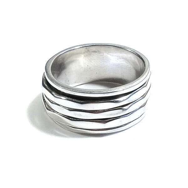 NABHITHA-Band-RING aus 925er Silber, handgefertigter RING | ETHNISCHER SCHMUCK
