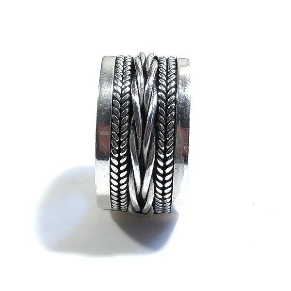 NEYSA-Band-RING aus 925er Silber, handgefertigter RING | ETHNISCHER SCHMUCK