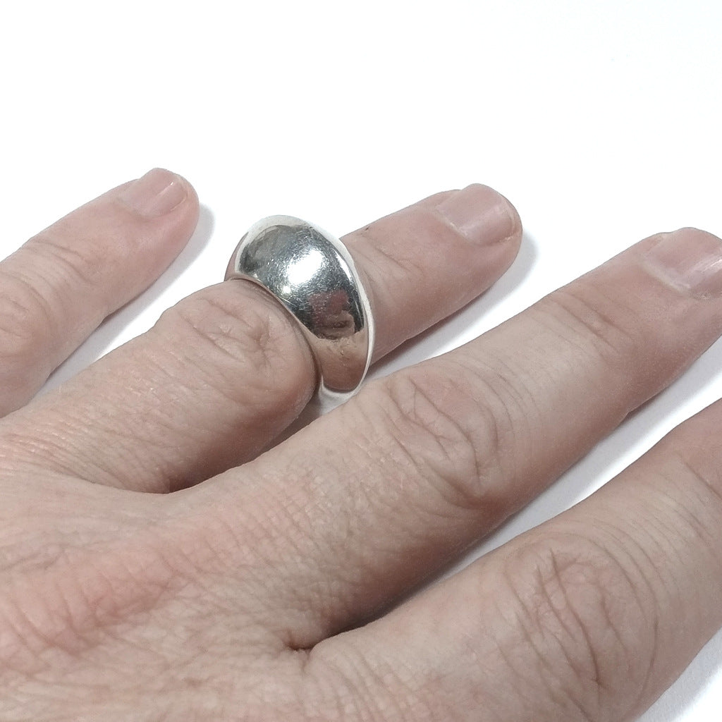 925er Silber Bandring handgefertigter RING | SILBERSCHMUCK