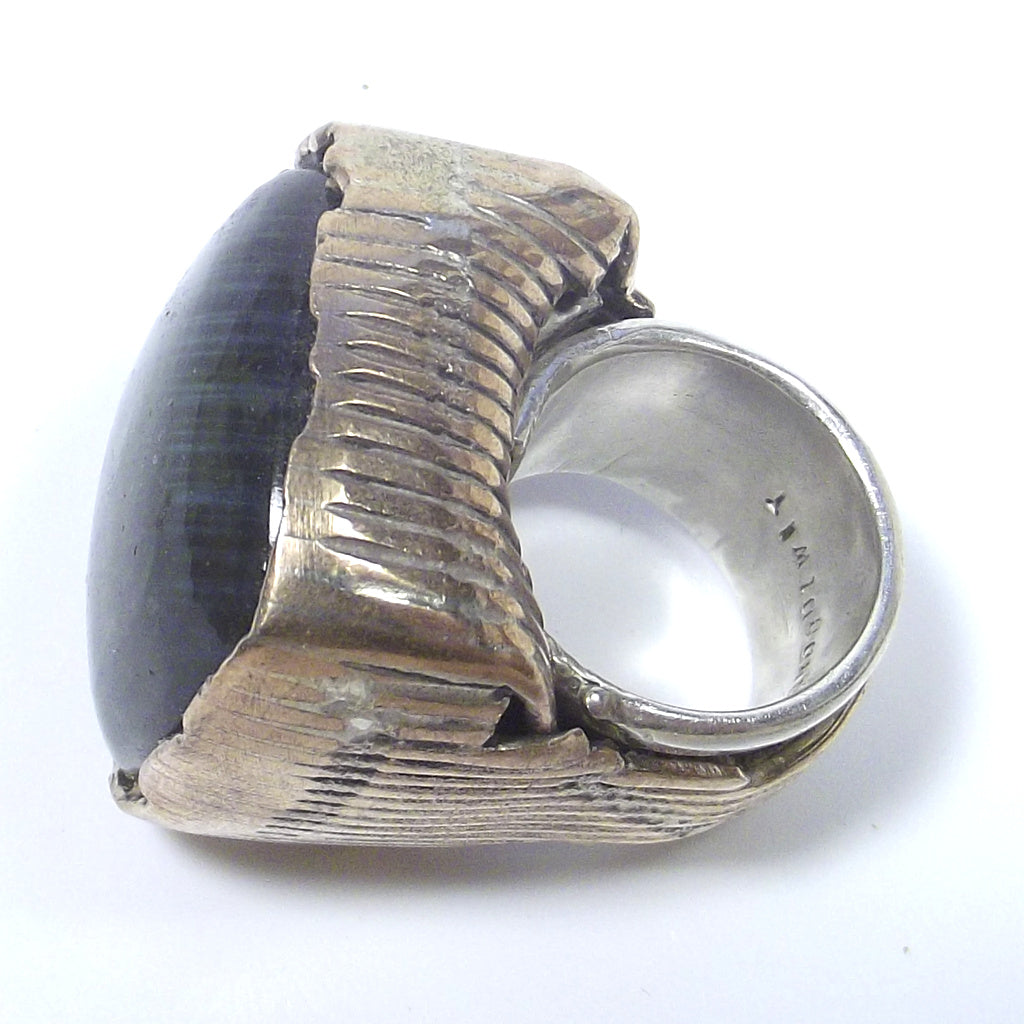 LABRADORITE Ring Bronze und Silber - bronzeage1968
