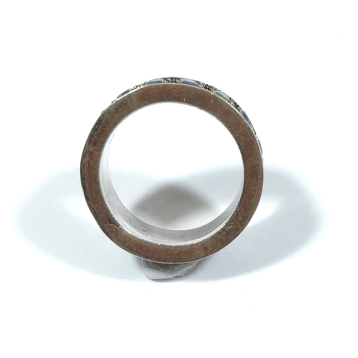 Anello con pietra in argento 925 ANELLO artigianale Iolite | GIOIELLI IN ARGENTO