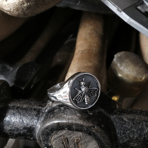 ANELLO da mignolo artigianale in argento 925 APE
