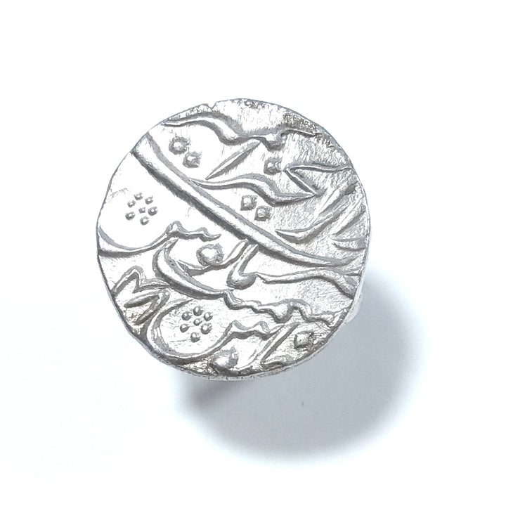 Anello con MONETA in argento antico ANELLO artigianale