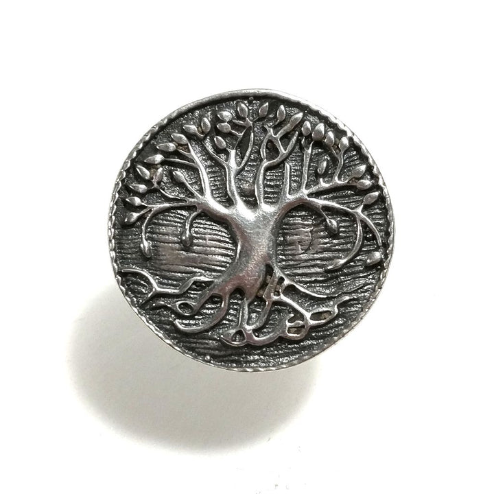 Handgemachter RING in 925er Silber Handgemachter RING | Baum des Lebens