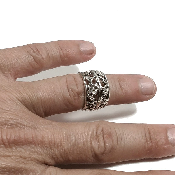 MILANA Band RING aus 925er Silber handgefertigter RING | ETHNISCHER SCHMUCK