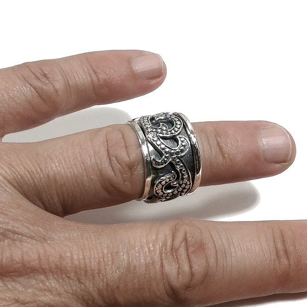 MYTHRI Band RING in 925er Silber handgefertigter RING | ETHNISCHER SCHMUCK