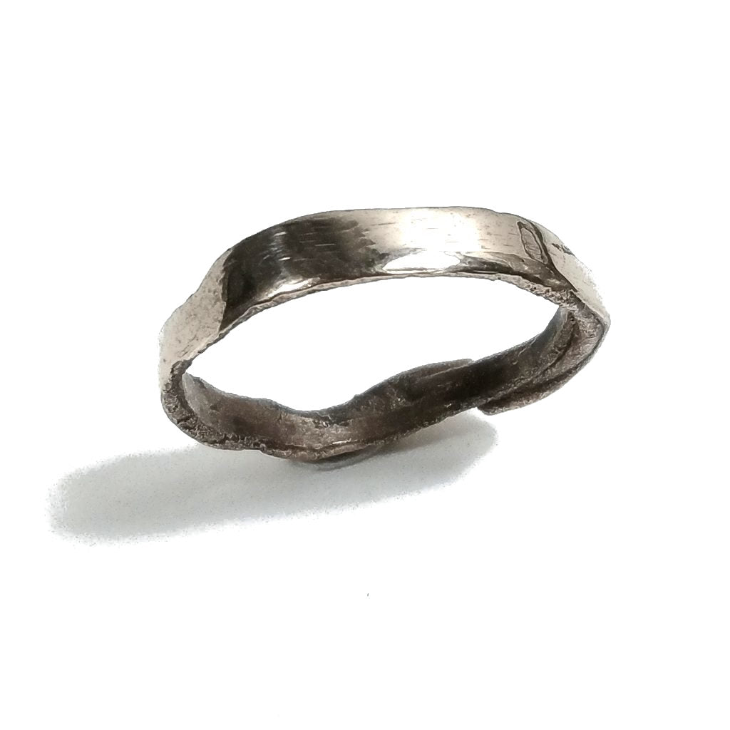 Ring"SOLOTE"in Bronze für Damen oder Herren Gr. 33 | Handgefertigte Gravur