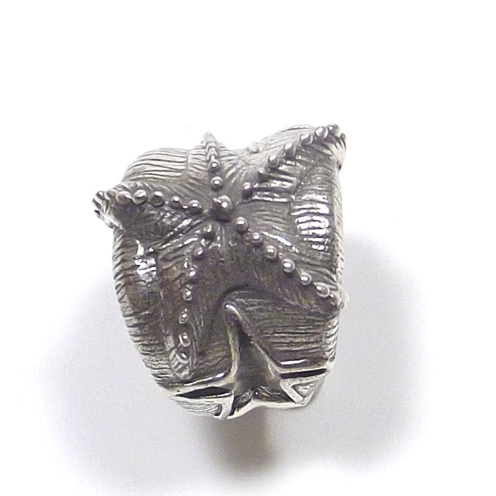SEESTERN - Ring aus brüniertem 925er Silber