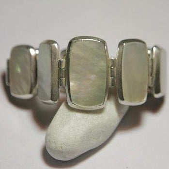 Armband aus Silber und Perlmutt - JAIPUR