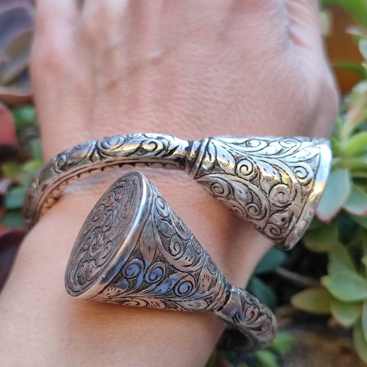 DATTEY Armband aus 925 Silber Armband | Ethnisches Armband