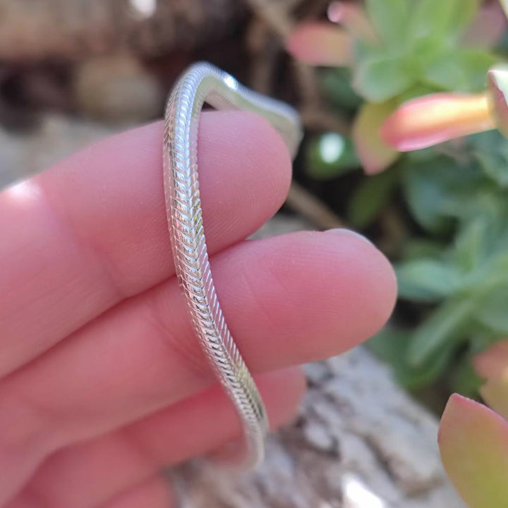 Armreif snake Silber 925 - KHERVARA
