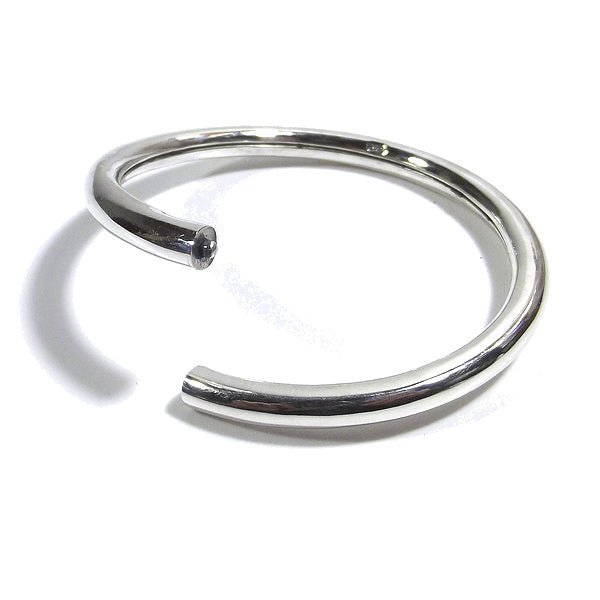 Glattes Kreisarmband CHAILA in Silber für MANN oder FRAU - starr | Herrenschmuck