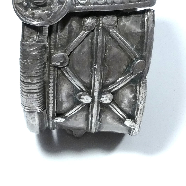Bracciale ETNICO in argento 925 Bracciale artigianale | Cerchio