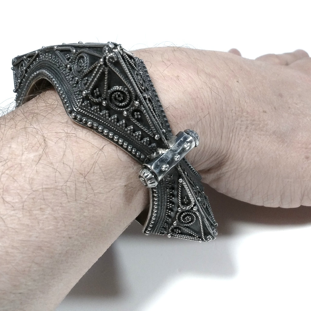 ETHNIC Armband aus 925er Silber Handgefertigtes Armband