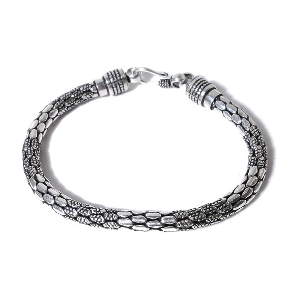 Bracciale etnico in argento 925 | Bracciale argento | Bracciale Serpente | Snake
