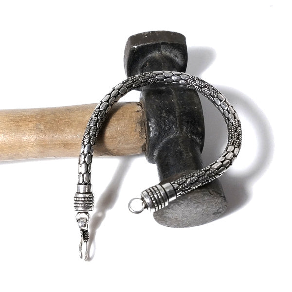 Bracciale etnico in argento 925 | Bracciale argento | Bracciale Serpente | Snake