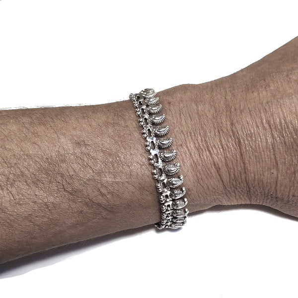 925er Silber CHAKRIT ethnisches Armband | Indische Armbänder SNAKE Originale - Il mondo di Wit