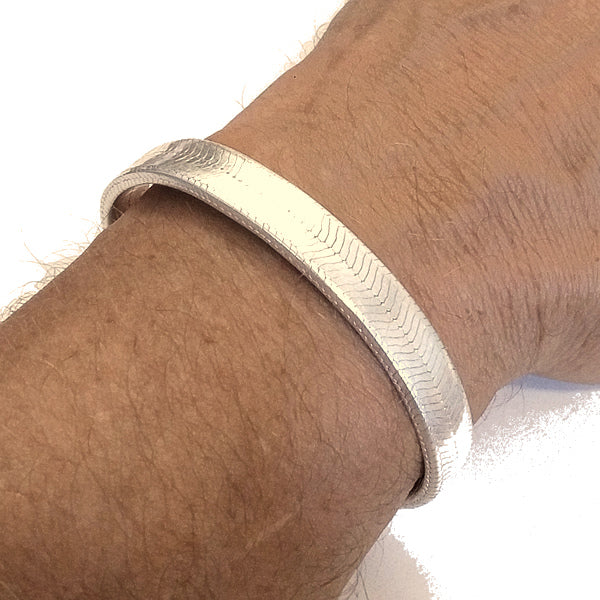 925 Silber Armband SNAKE TELLER silber | Schlangenkette | Unisex Mann Frau