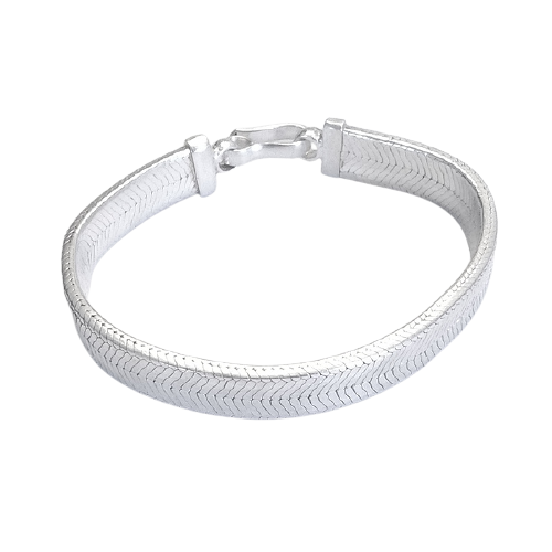 925 Silber Armband SNAKE TELLER silber | Schlangenkette | Unisex Mann Frau