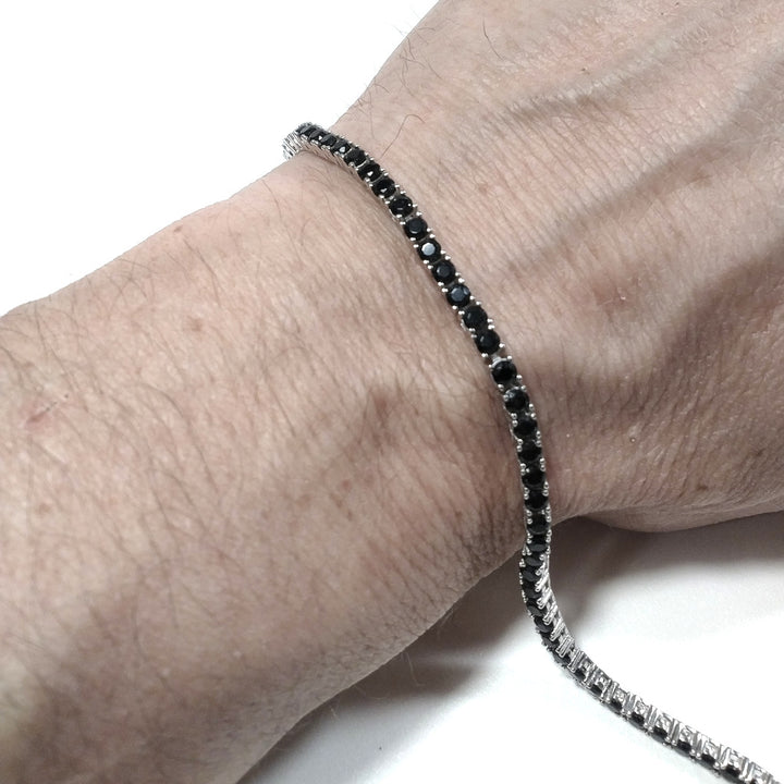 925er Silber Stein Armband Zirkon TENNIS Armband | SILBERNE ARMBÄNDER