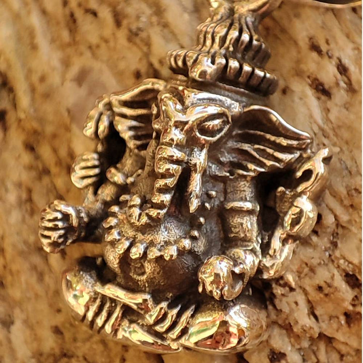 Ganesh-Anhänger aus 925er Silber - JHOBLA