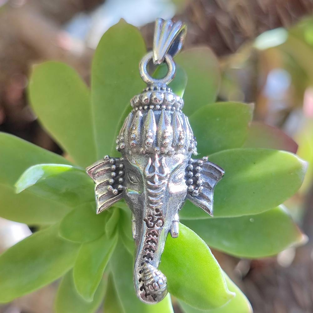 Ciondolo Ganesh in argento 925 - KUCHERA