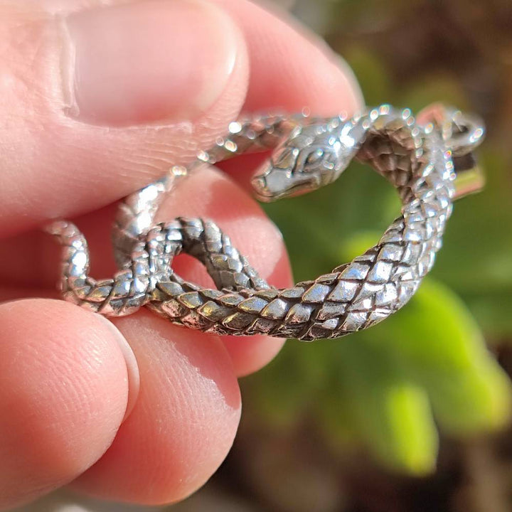 Ciondolo serpente in argento 925 - KARERA