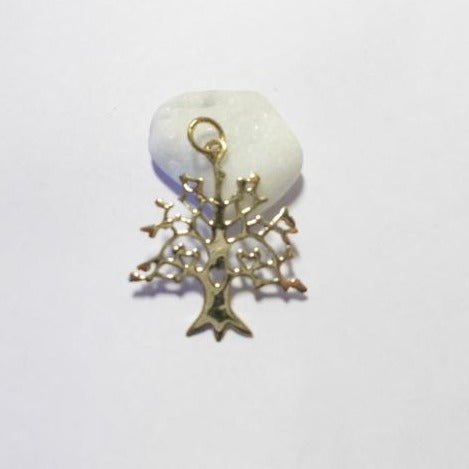 Collana in Onice e Acciaio con Pendente Albero della Vita Collana in Onice e Acciaio con Pendente Albero della Vita