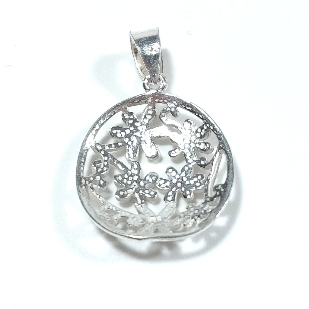 Ciondolo in argento 925 Ciondolo artigianale | FIORI
