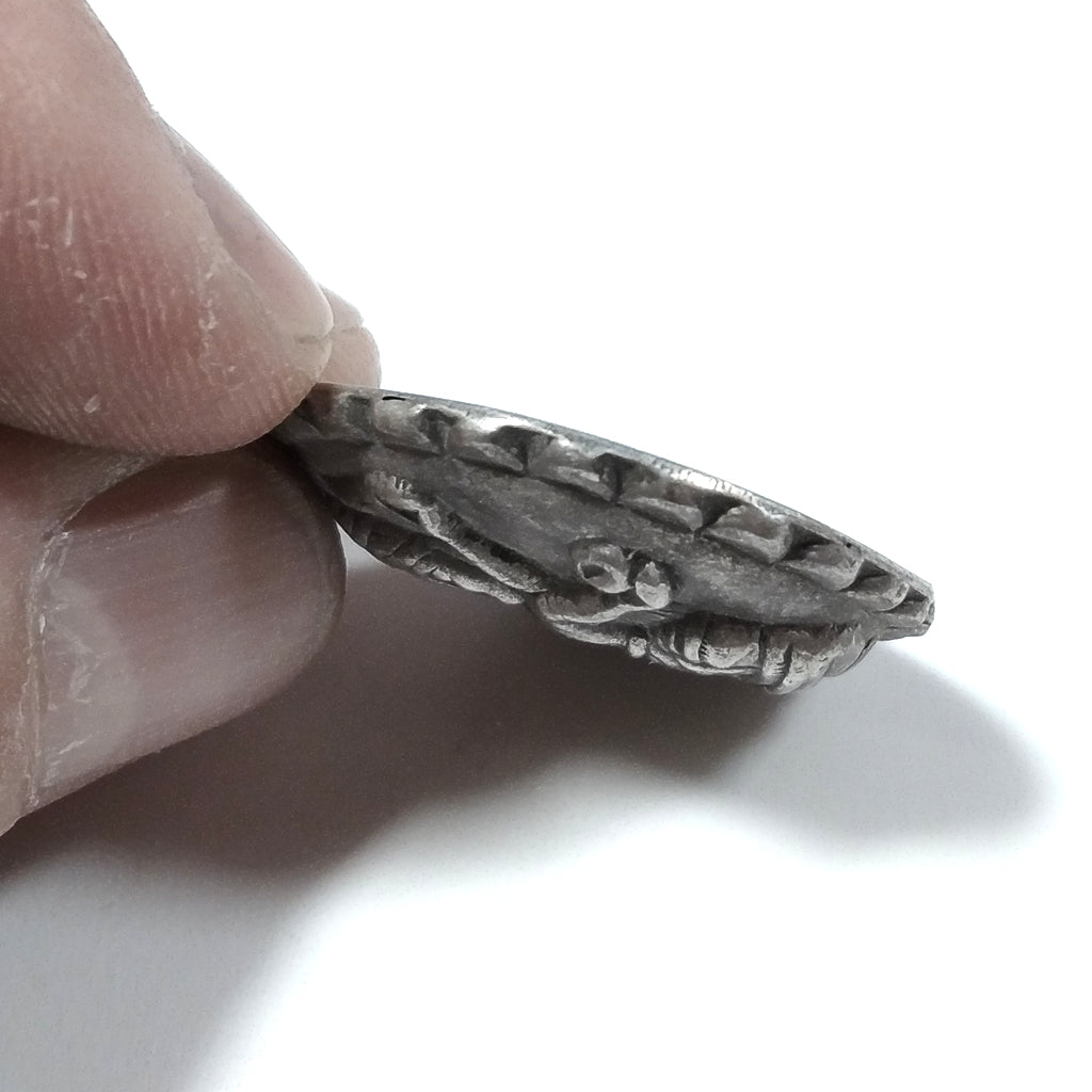 Ciondolo ETNICO in argento antico con SHIVA | GIOIELLI ETNICI