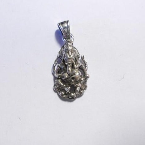 Ciondolo GANESH in argento 925 - etnico