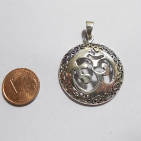 CIONDOLO OM in argento 925 - AMAR