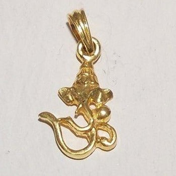 Ciondolo Ganesh in oro 18 carati