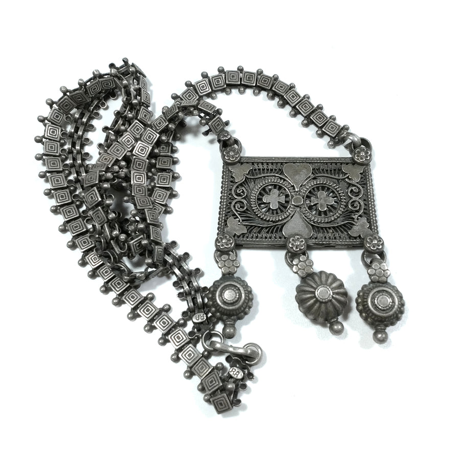 ETHNIC Halskette aus 800er Silber Handgefertigte Halskette | ETHNISCHER SCHMUCK