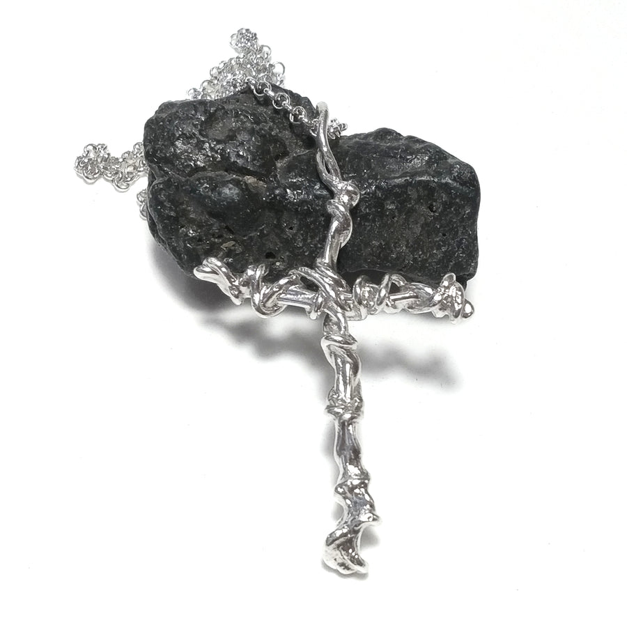 925 Silber Halskette Handgefertigte Halskette | Kreuz
