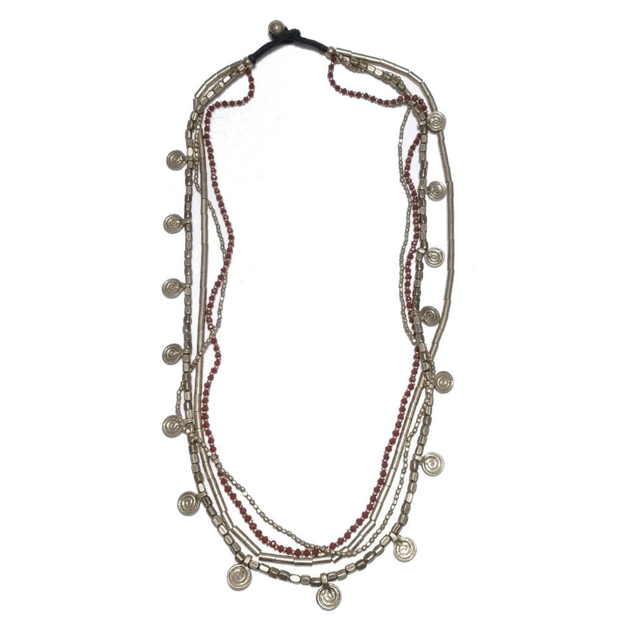 Handgefertigte Messinghalskette ETHNIC Halskette | Tibet MESSING HALSKETTEN