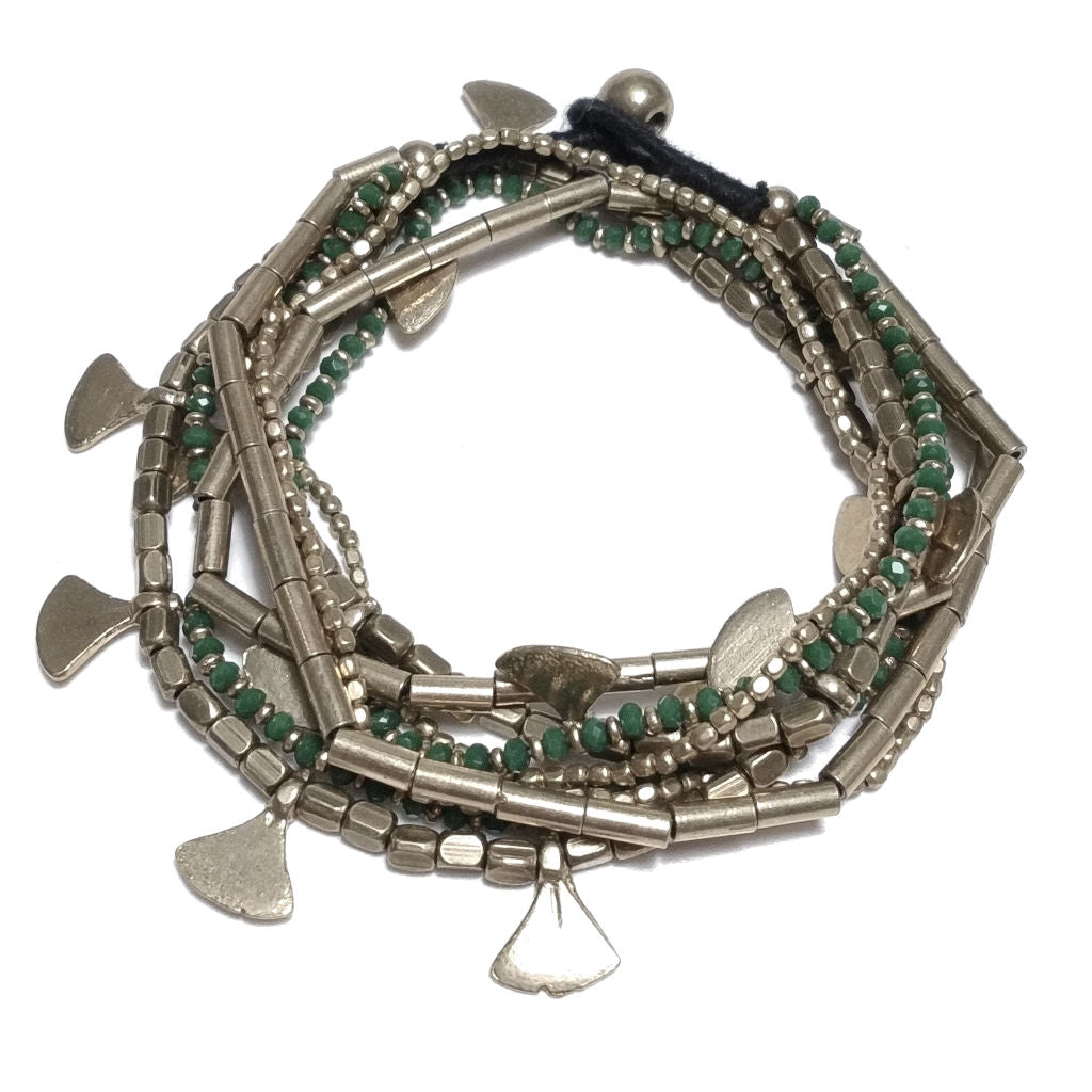 Handgefertigte Chokerhalskette aus Messing ETHNIC Halskette | MESSING HALSKETTEN | Rundhalsausschnitt