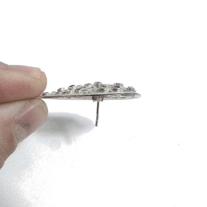 Peridot Argento Sterling 925 Gemma Orecchini/Borchie-Regalo - Foto 5