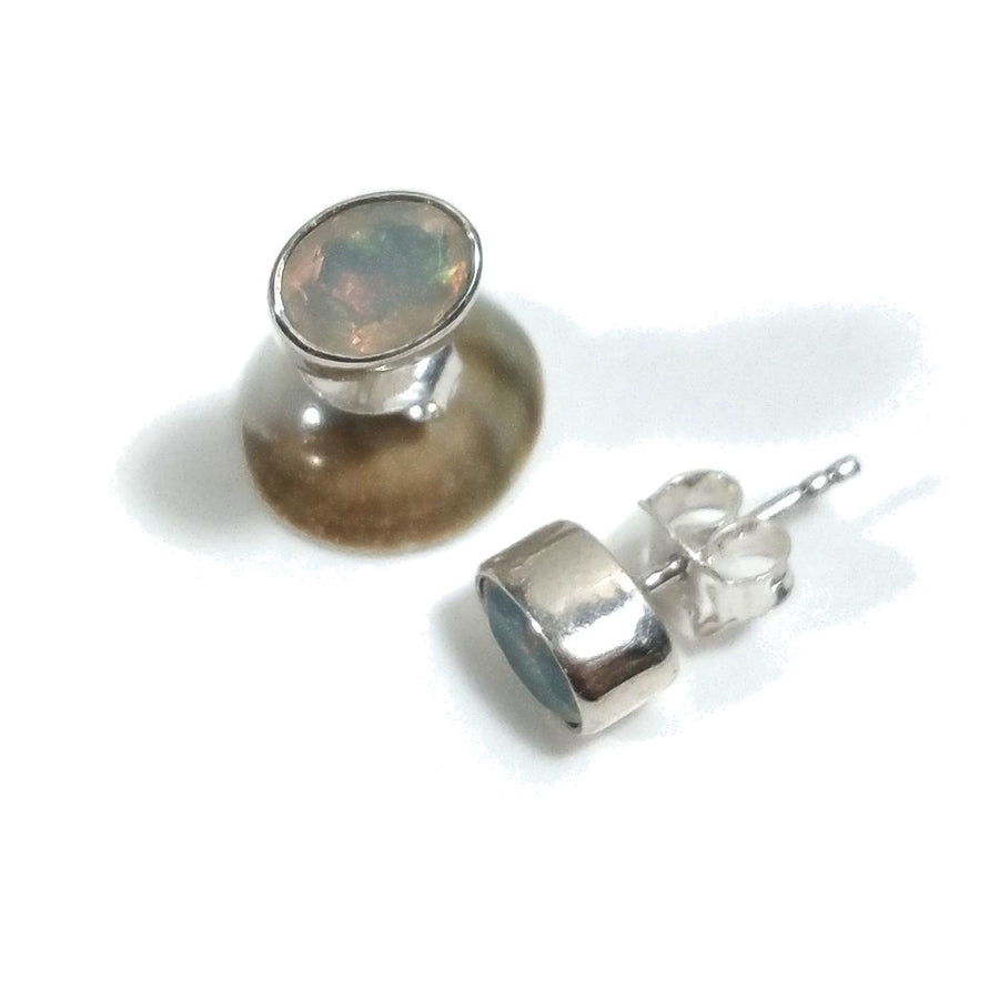 Orecchini da LOBO | Orecchini argento 925 - Opale etiope | Gioielli argento piercing
